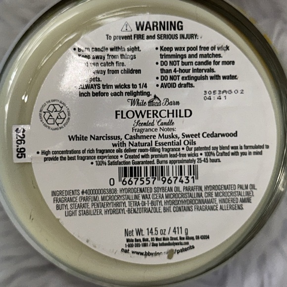 💐FLOWER CHILD Bath & Body Works 3-wick Scented Candle 2023 Lot of 2 Set